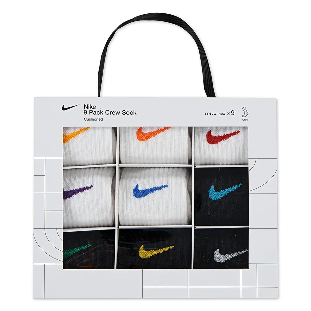 Носки Nike Holiday 9 пар, белый — фото 3