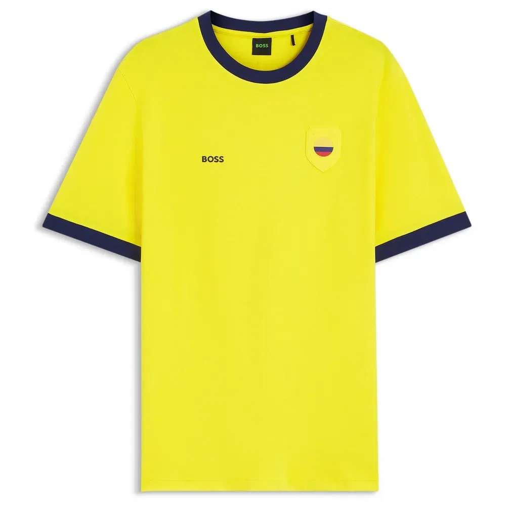 Мужская футболка с коротким рукавом BOSS BC Lux, Yellow