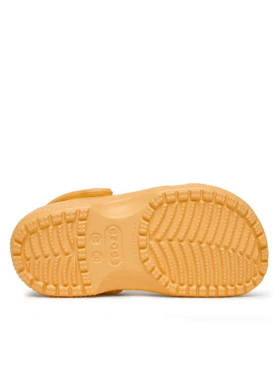 Шлепанцы Toddler Classic Clog Crocs, оранжевый — фото 4