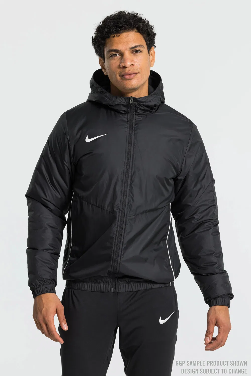 Мужская куртка-ветровка с капюшоном PARK 26 Nike, цвет Schwarz