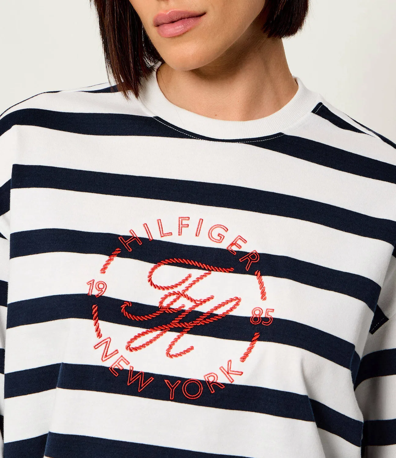 Блузка с длинным рукавом Tommy Hilfiger, Bianco — фото 4