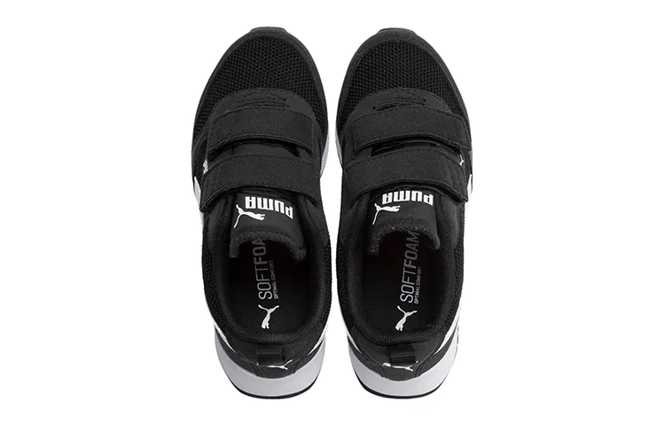 Детские кроссовки с низким верхом R78 Black White PUMA, Black White — фото 3