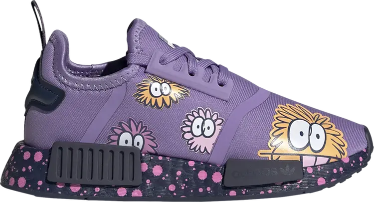 

Кроссовки Adidas Kevin Lyons x NMD_R1 C 'Monster', фиолетовый