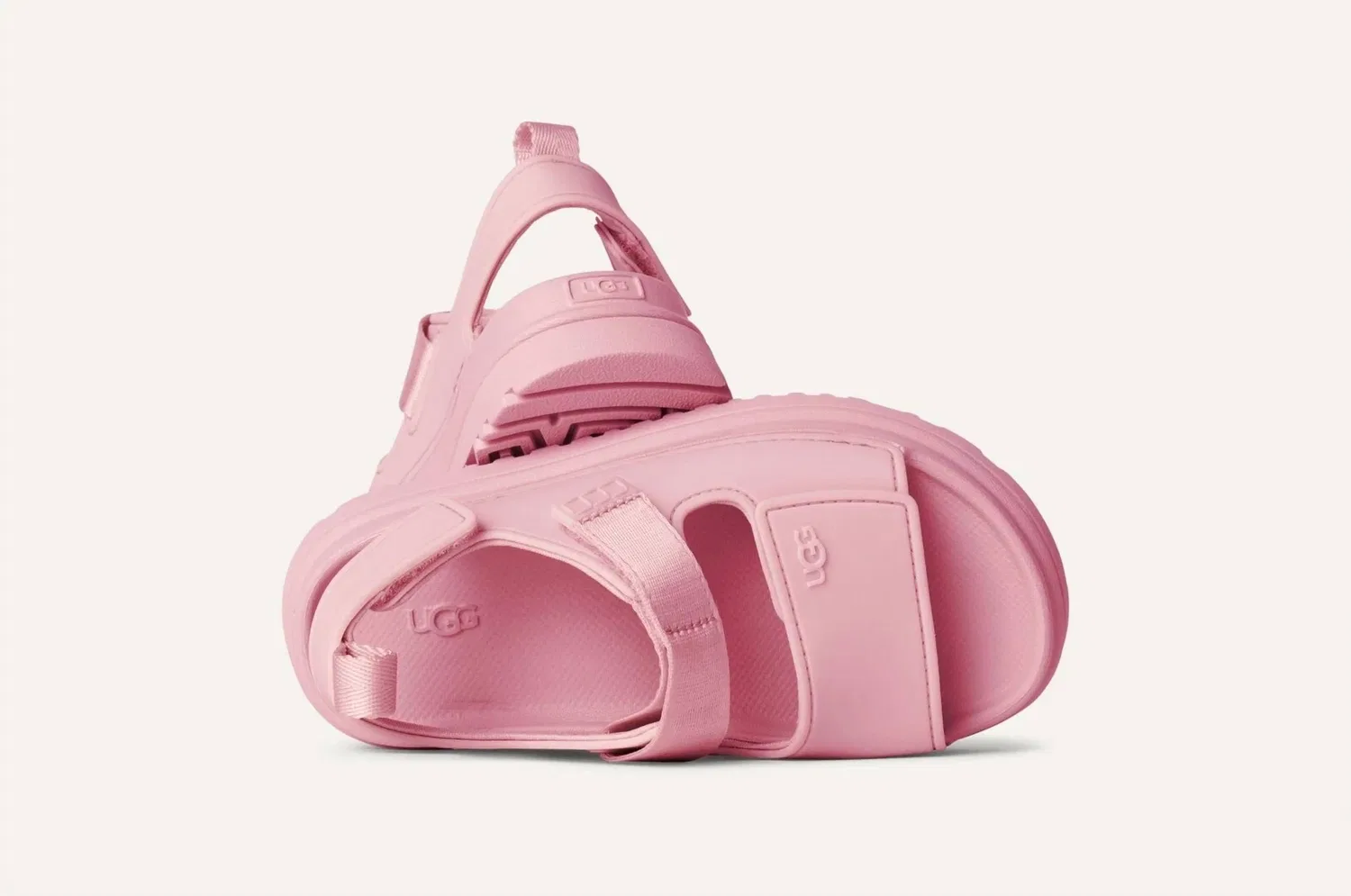 Детские сандалии с круглым носом Goldenglow Sandal UGG, Pink Jade — фото 4