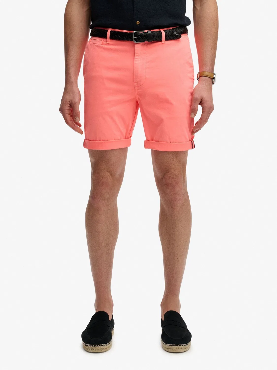 Шорты чинос Regular Fit Superdry, оранжевый — фото 4
