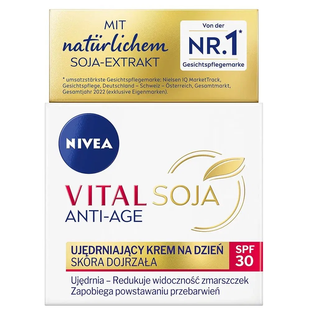 Дневной крем для лица SPF30 Nivea, Vital Soja Anti-Age, 50 мл
