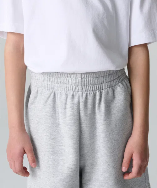 Детские шорты из футера с широким кроем, комплект из 2 штук, Cool Standard MUSINSA STANDARD KIDS, Medium Grey/Navy — фото 3