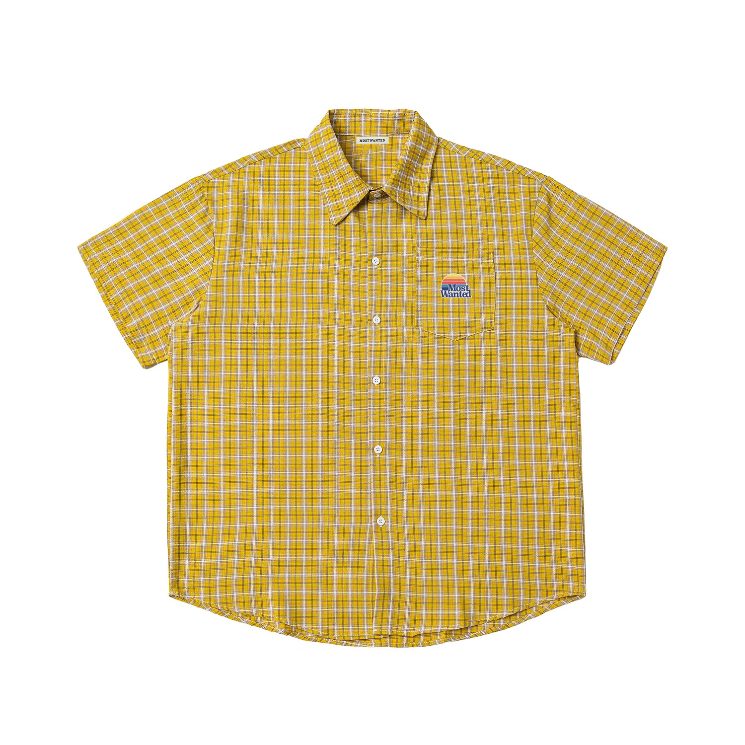 Детская рубашка с лацканами MostwantedLab, Yellow