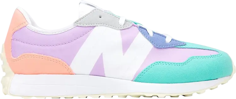Кроссовки New Balance 327 Big Kid Wide 'Dark Violet Glow Summer Jade', многоцветный — фото 2