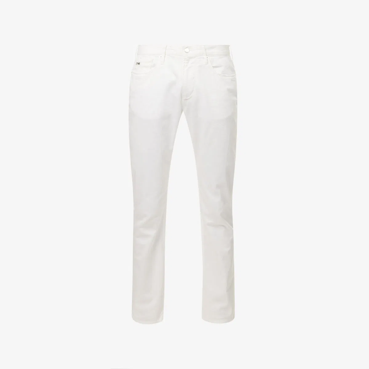 Джинсы J06 зауженного кроя Emporio Armani, белый