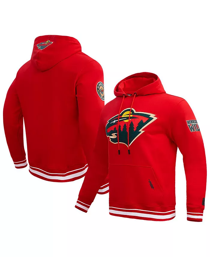 

Мужской красный флисовый худи Minnesota Wild Retro Classic Pro Standard