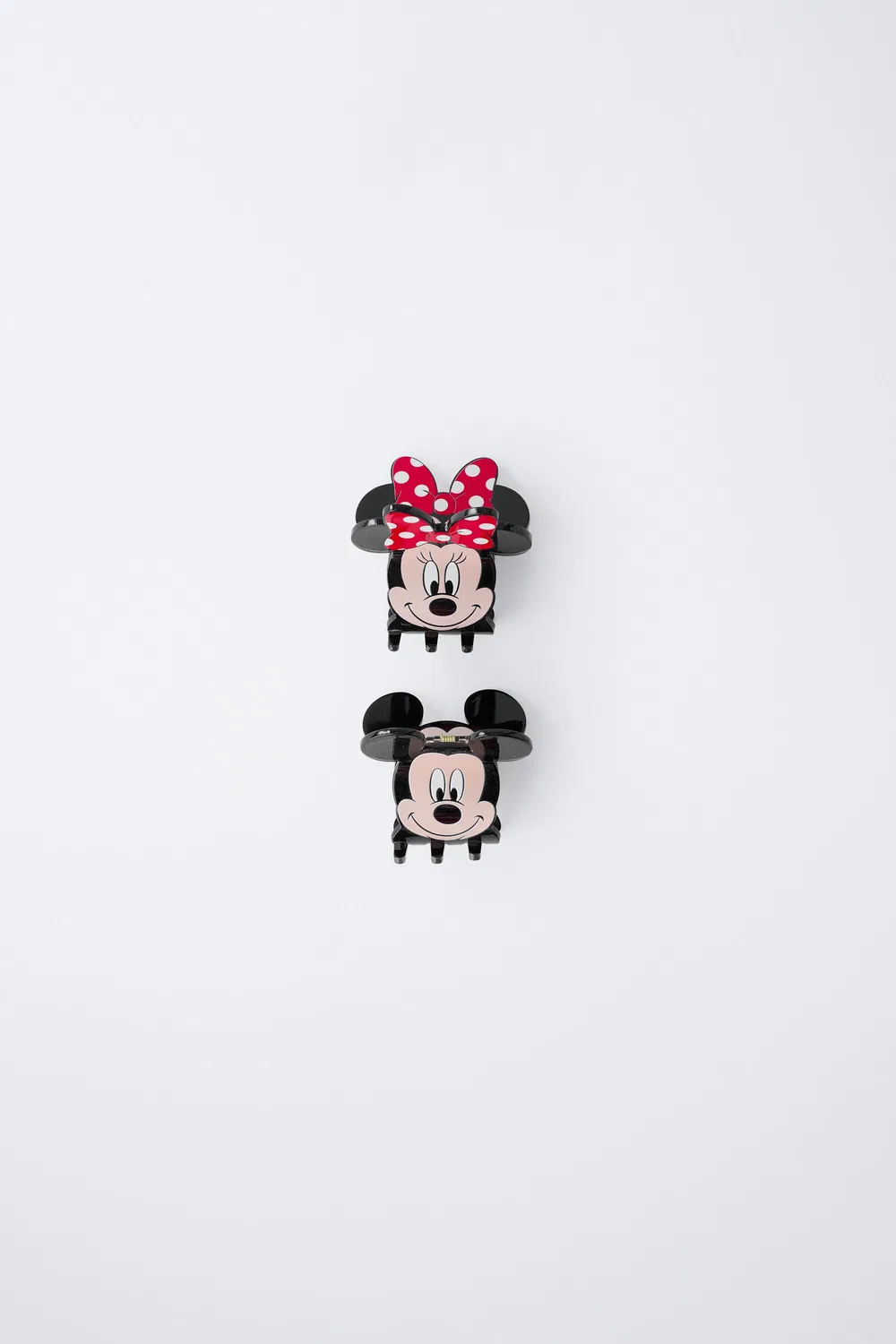 Набор из двух заколок для волос Микки и Минни Маус Disney ZARA, Red