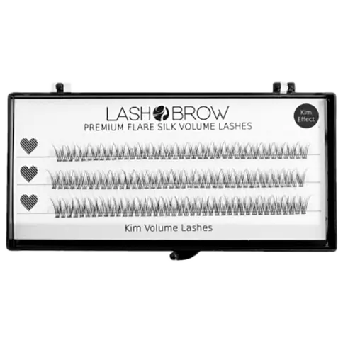 

Lash Brow Flare Silk Kim Effect пучки накладных ресниц, 1 упаковка