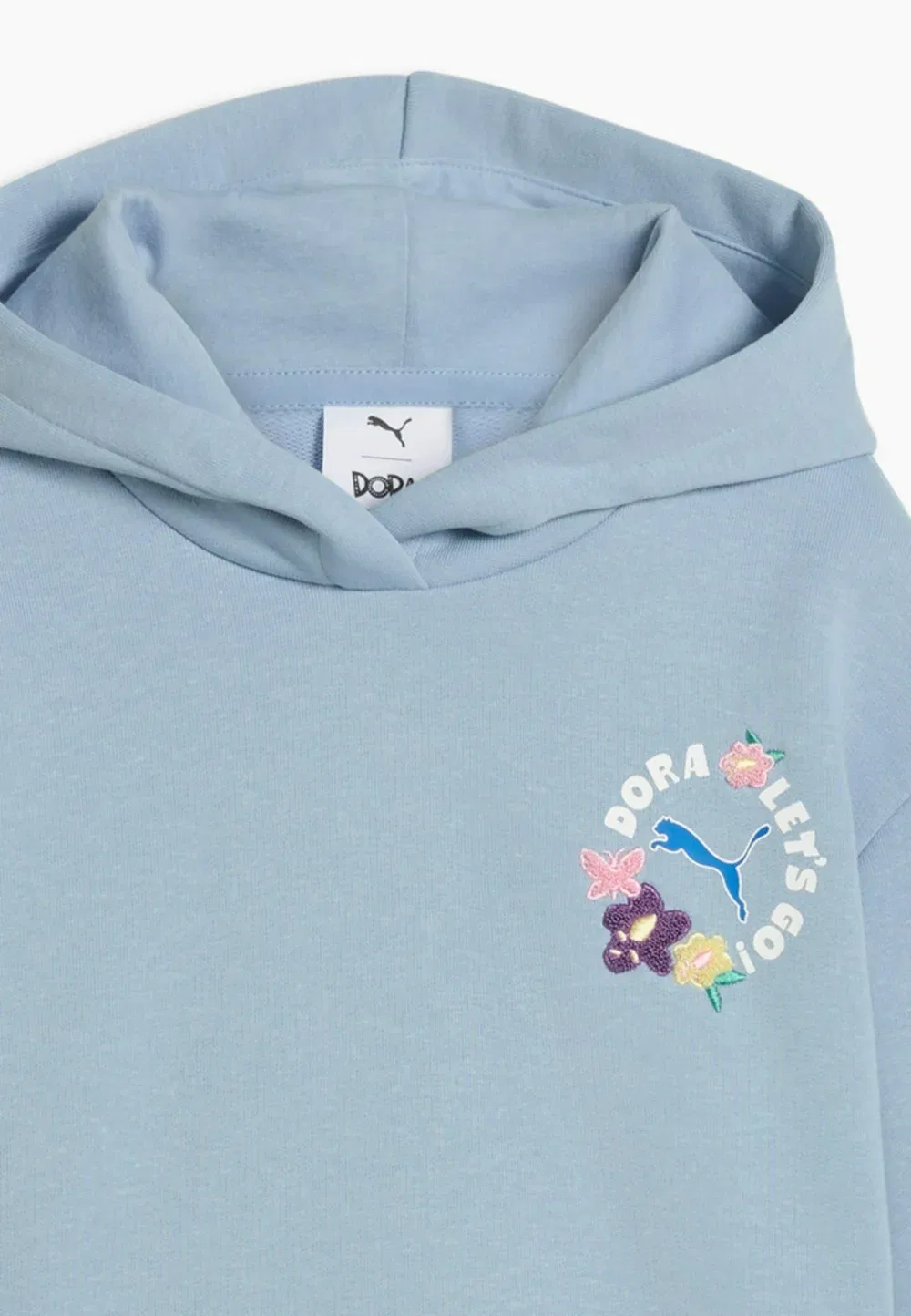 Толстовка с капюшоном X Дора-исследовательница свободного кроя - толстовка Puma, Chambray Blue — фото 3
