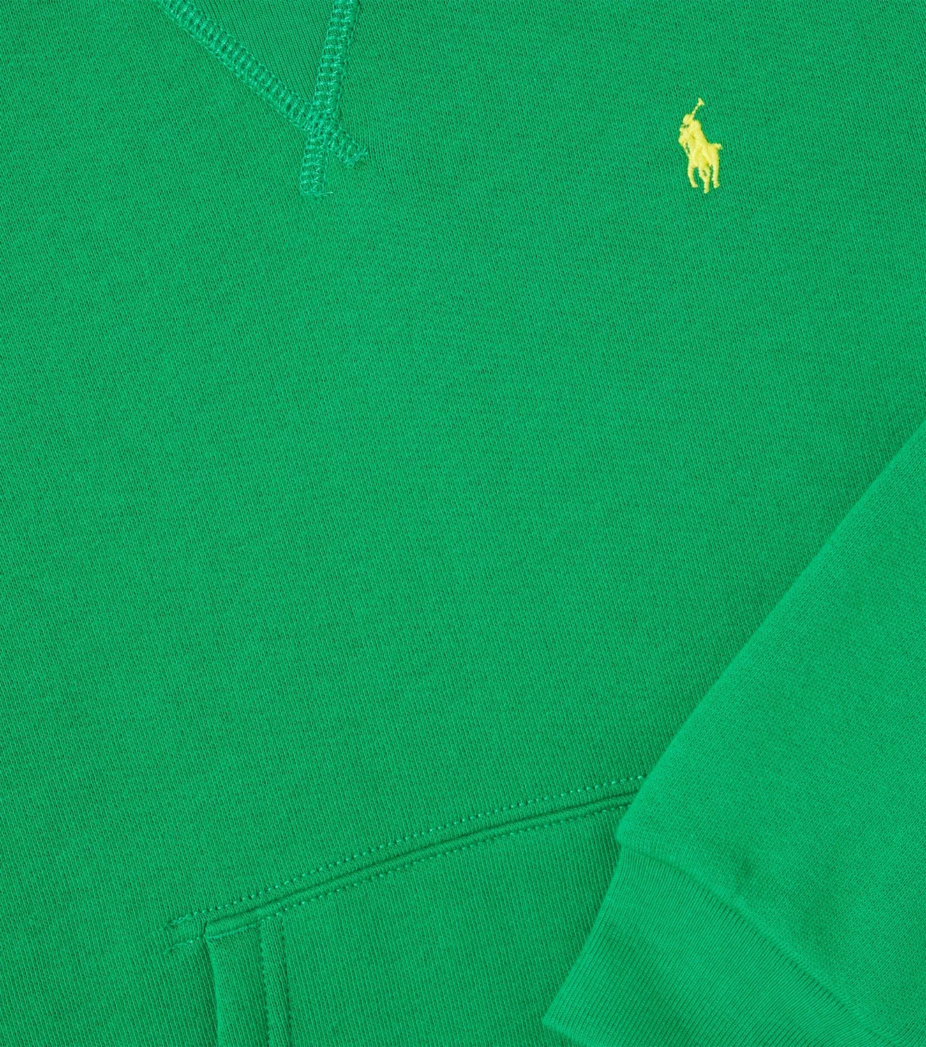 Худи с карманом кенгуру Polo Ralph Lauren Kids, зеленый — фото 4
