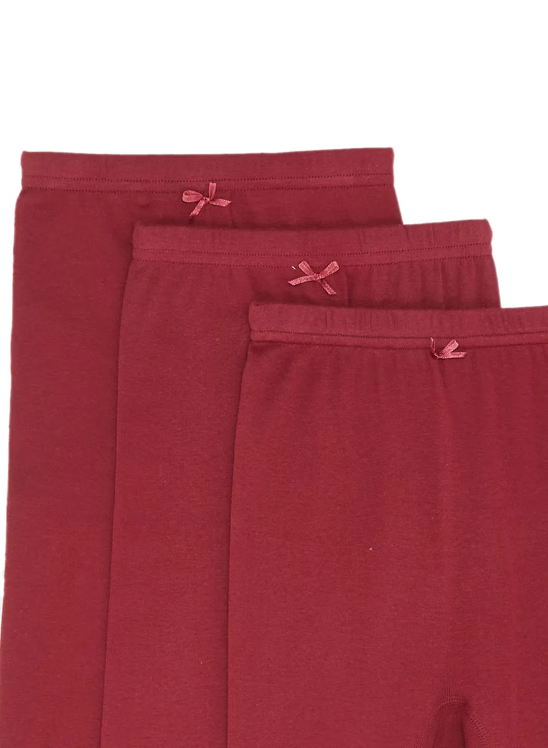 Леггинсы с кружевной отделкой, комплект из 3 штук Slugger, красный — фото 3