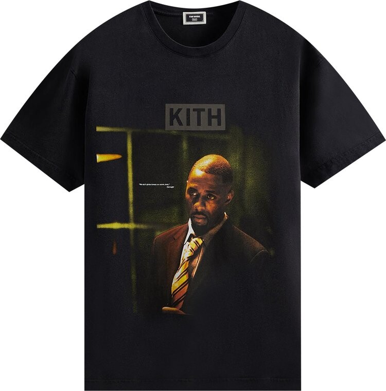 

Футболка Kith For The Wire Stringer Vintage Tee 'Black', черный