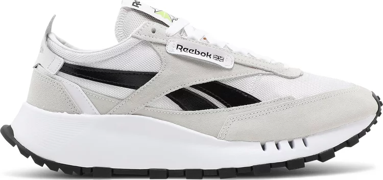 Кроссовки classic leather legacy 'white black' Reebok, пломбир - фото