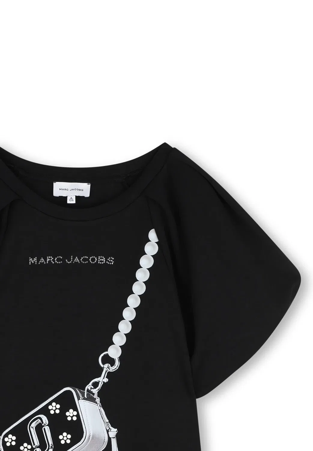 Платье с короткими рукавами - повседневное платье Marc Jacobs Kids, Black — фото 3