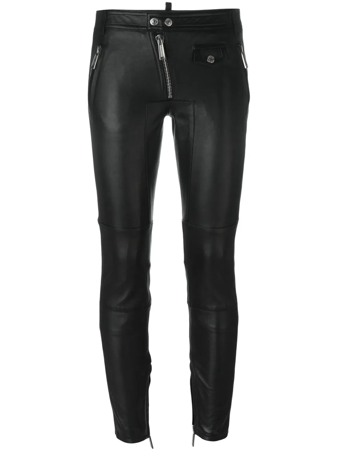 Байкерские брюки Dsquared2, черный