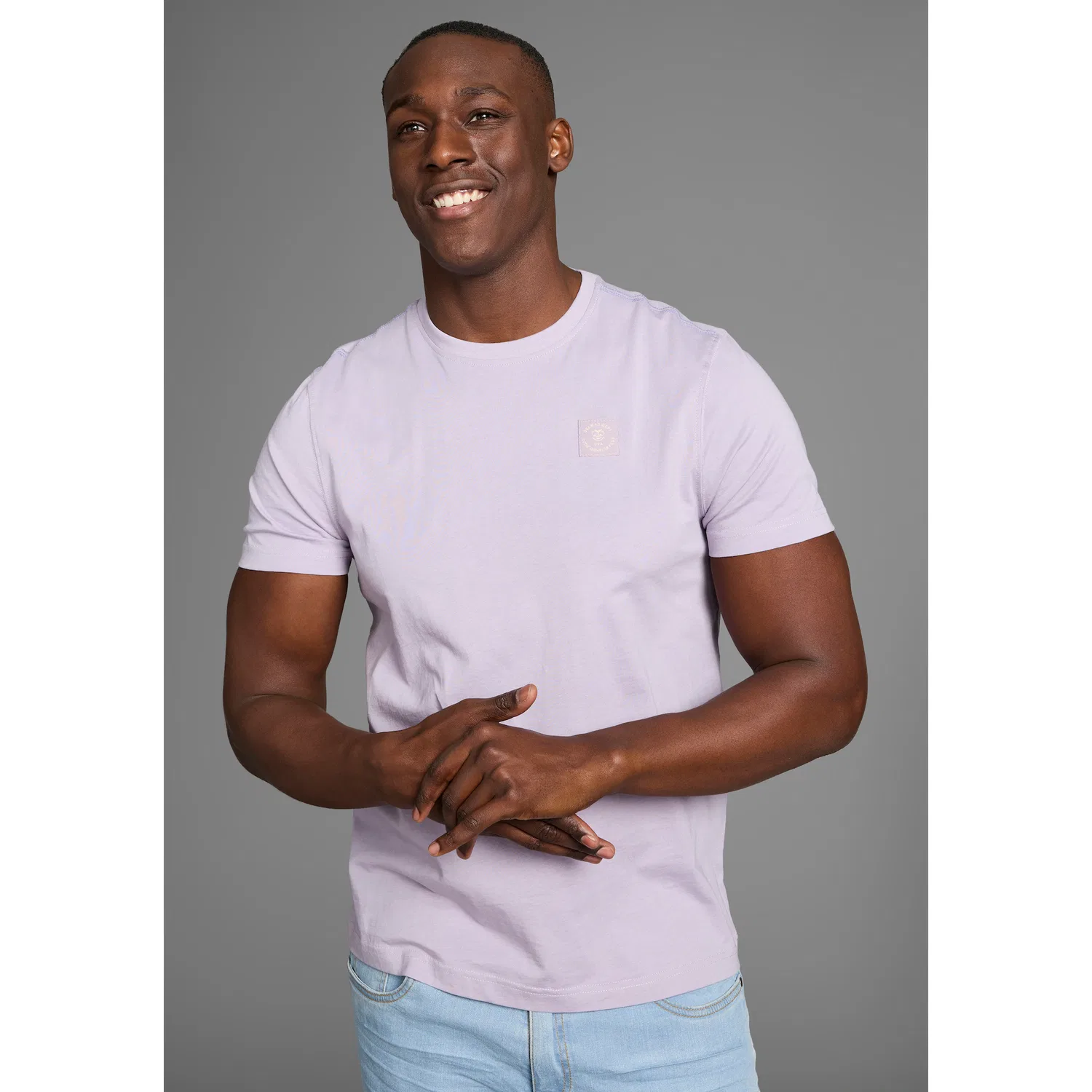 Детская футболка с круглым вырезом Regular Fit DELMAO, Purple