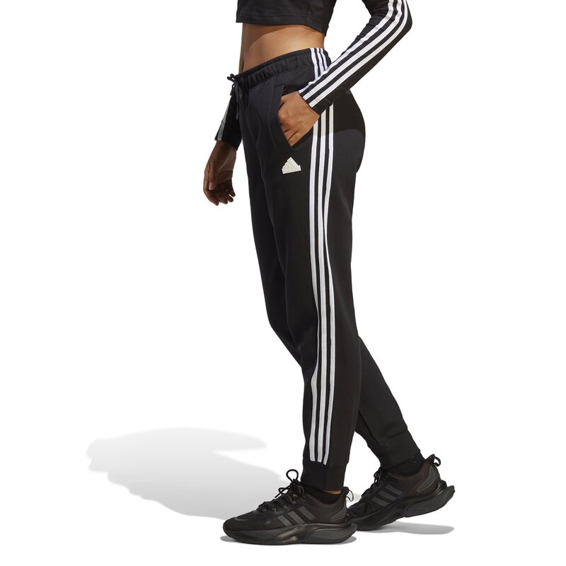 Штаны Future Icons с тремя полосками, обычные Adidas, черный — фото 4