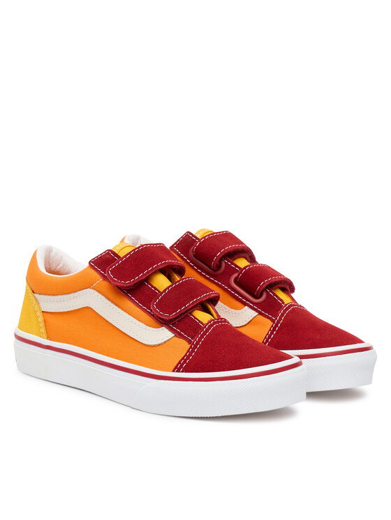 Тканевые кроссовки Old Skool V Retro VN000CYABMC1 Vans, оранжевый — фото 2
