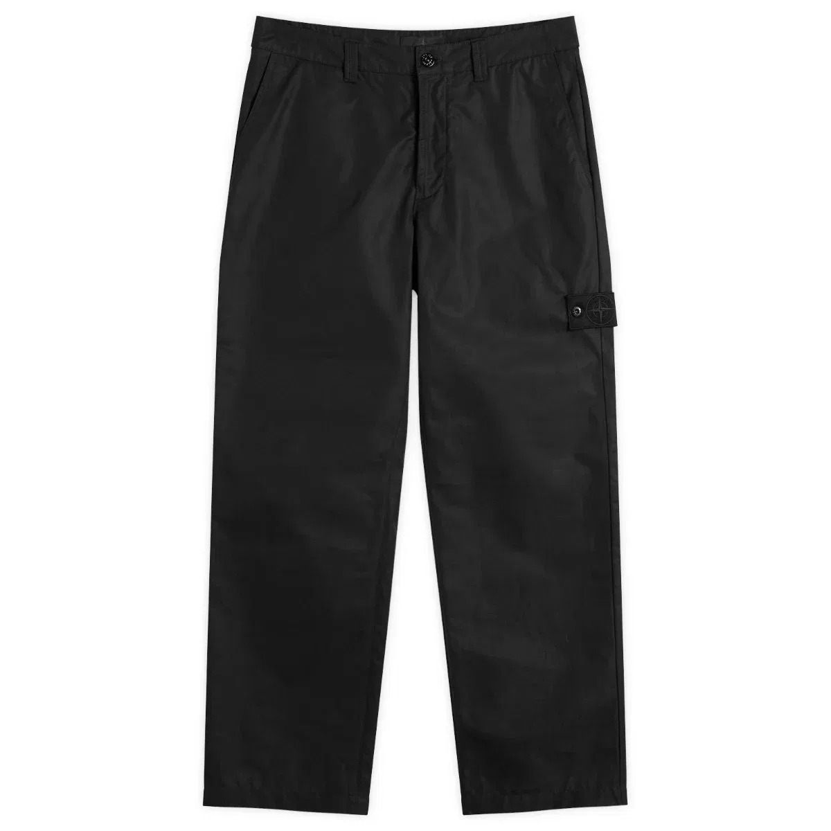Брюки из хлопкового канваса Ghost All Weather Cotton Canvas Trousers Stone Island, Black