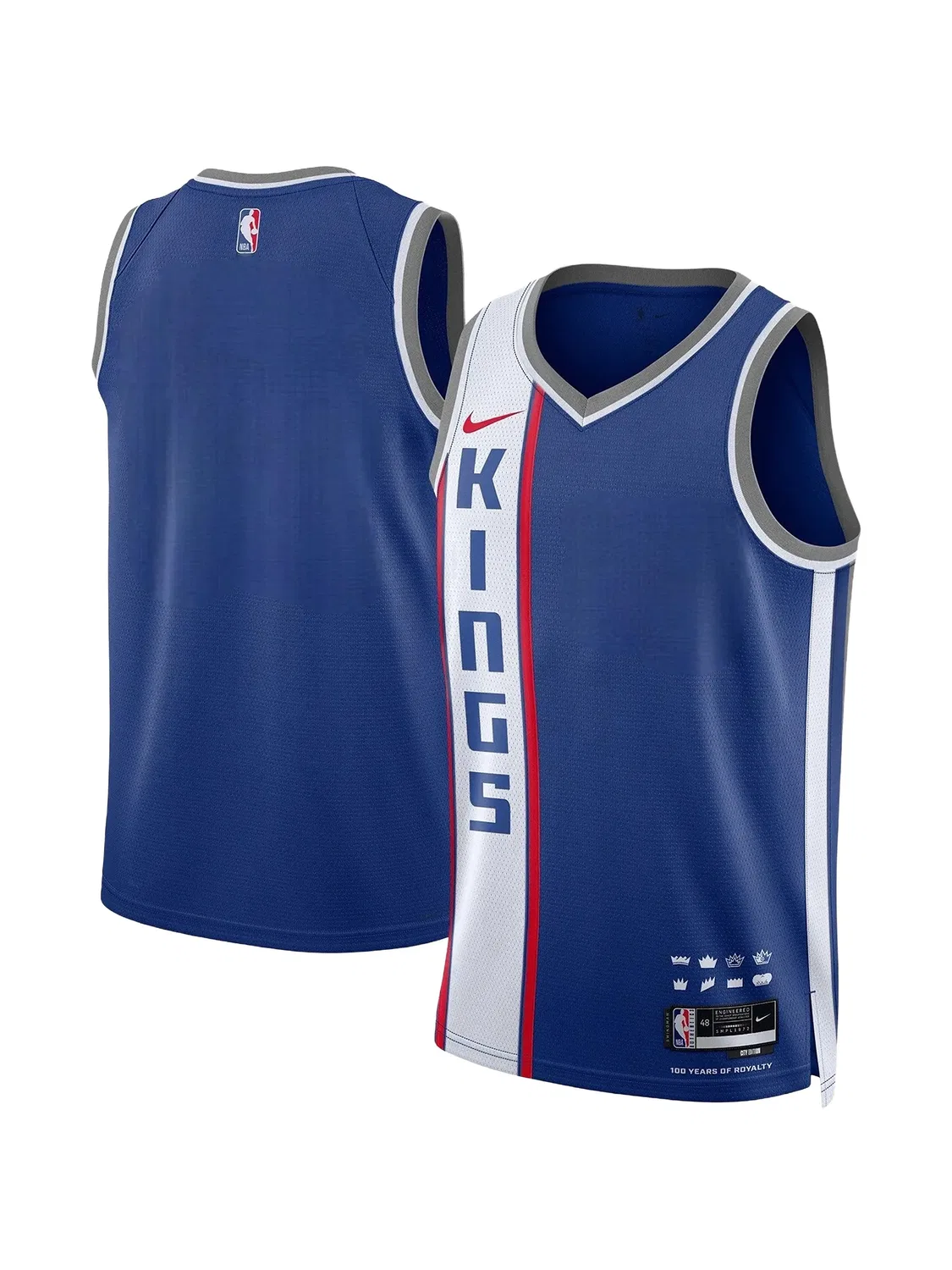 Топ NBA City Sacrament Kings 2023/24 Swingman Nike, синий