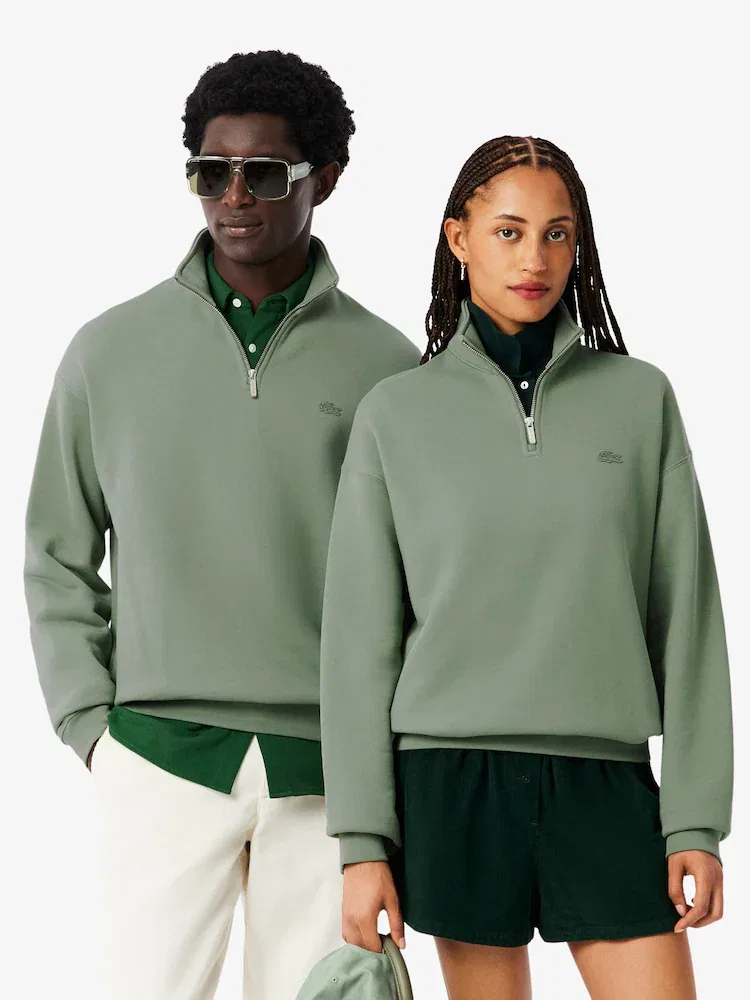 Пуловер полузастегнутый свободного кроя SH7759 LACOSTE