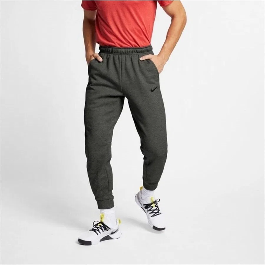 Штаны спортивные утепленные Therma Tapered Training Pants Nike, Зеленый — фото 3