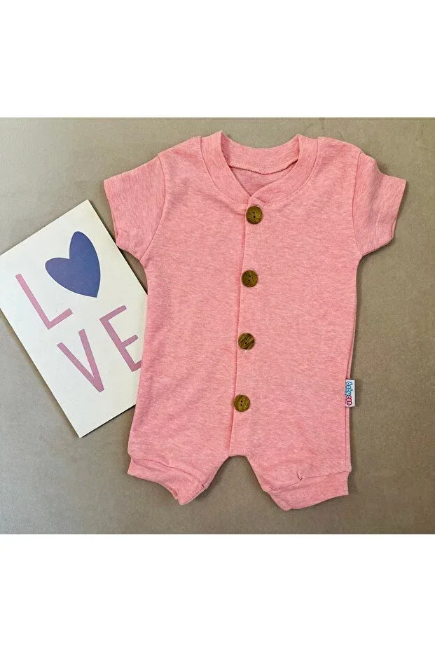 Детский комбинезон с коротким рукавом Santralbebe, Pink