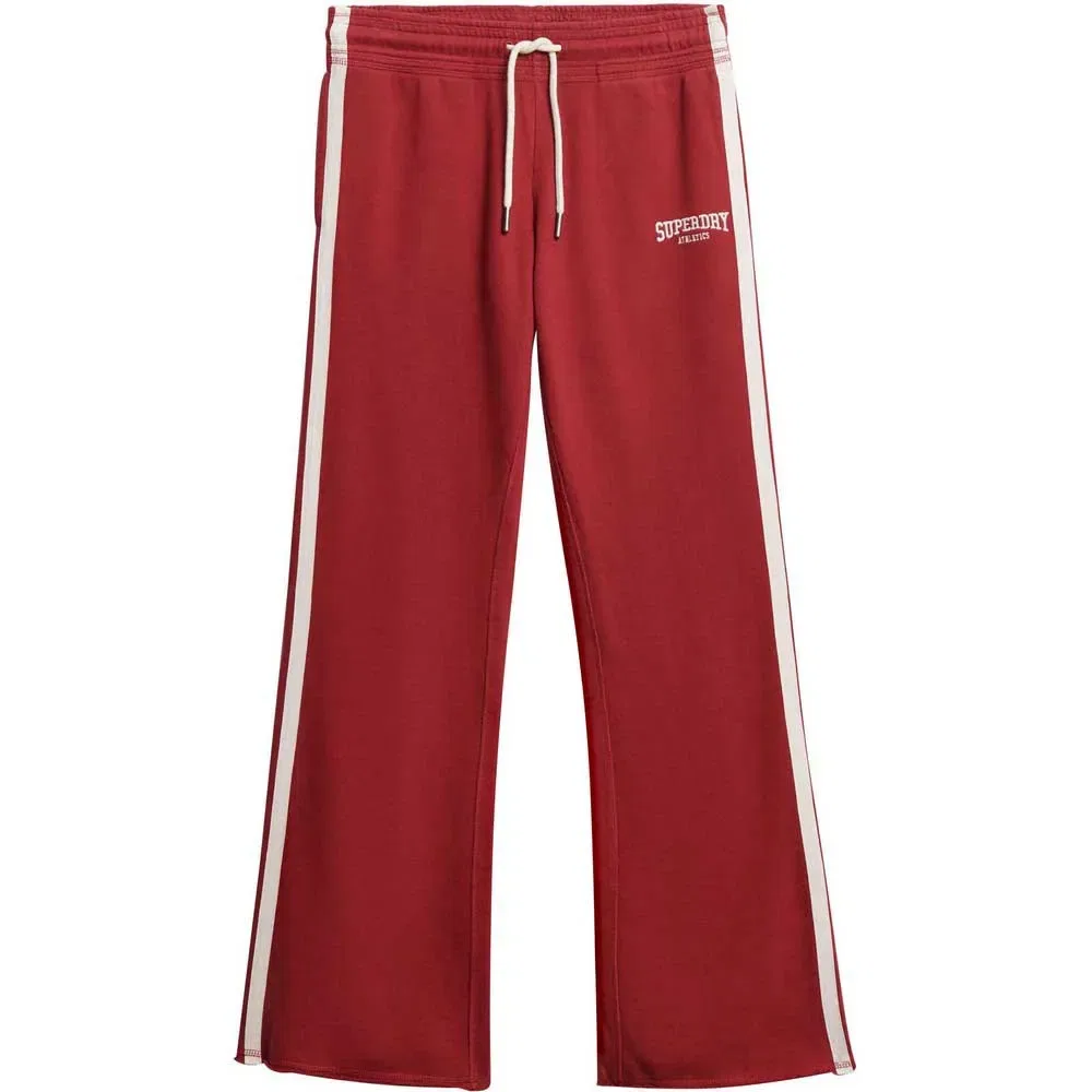 Спортивные брюки Athletic Stripe Flare Superdry, красный — фото 3