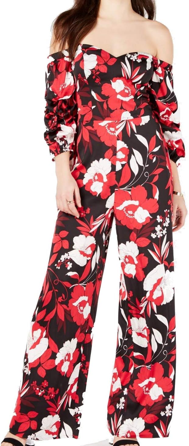 

Комбинезон Guess Zooey с принтом и открытыми плечами, Fushion Floral Black