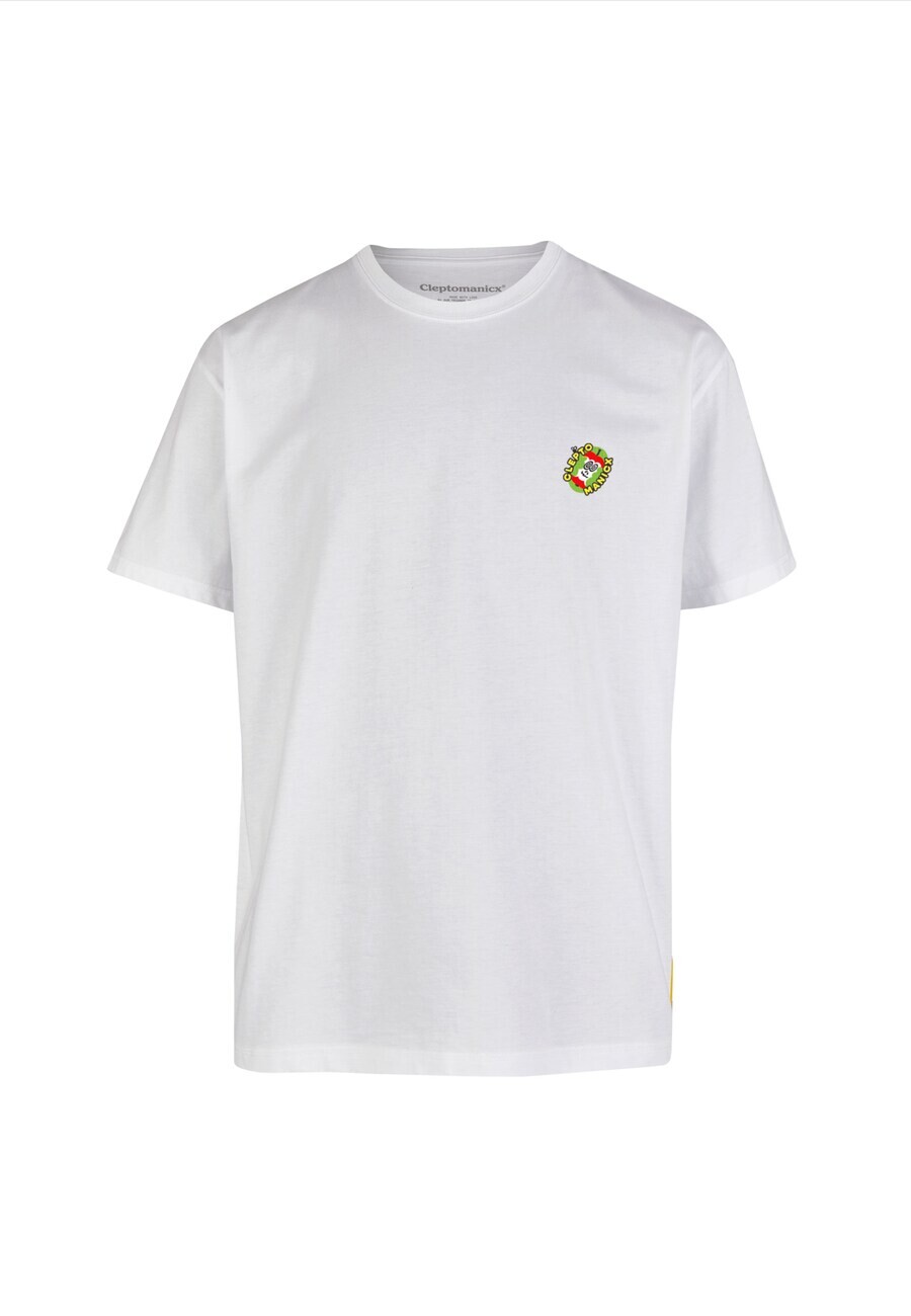 

Спортивная футболка Cleptomanicx Boxy Tee Fresh Fruits, белый