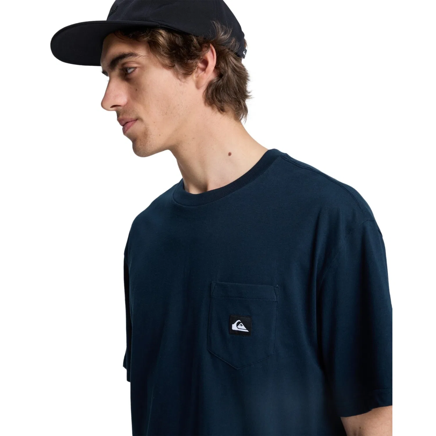 Детская футболка с нагрудным карманом Quiksilver, Dark Navy — фото 4