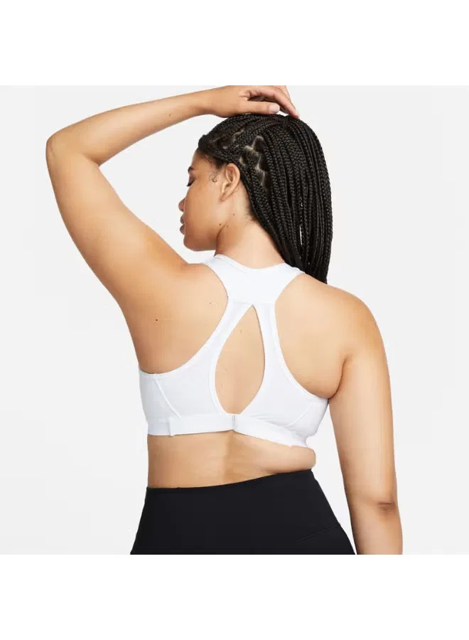 Бюстгальтер спортивный с высокой поддержкой Dri-Fit Swoosh Nike, белый