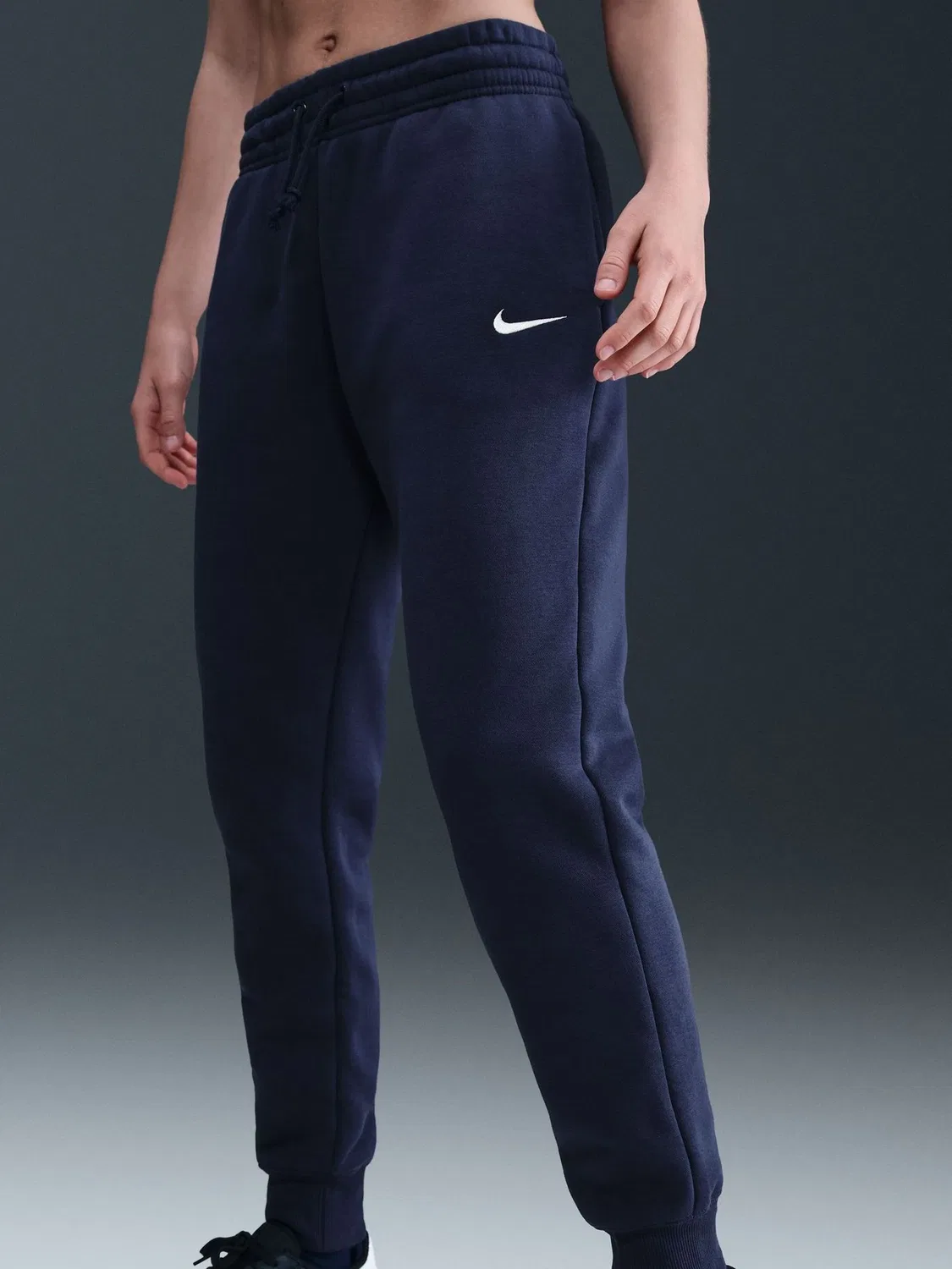 Джоггеры Nike Phoenix Fleece, Midnight Navy — фото 3