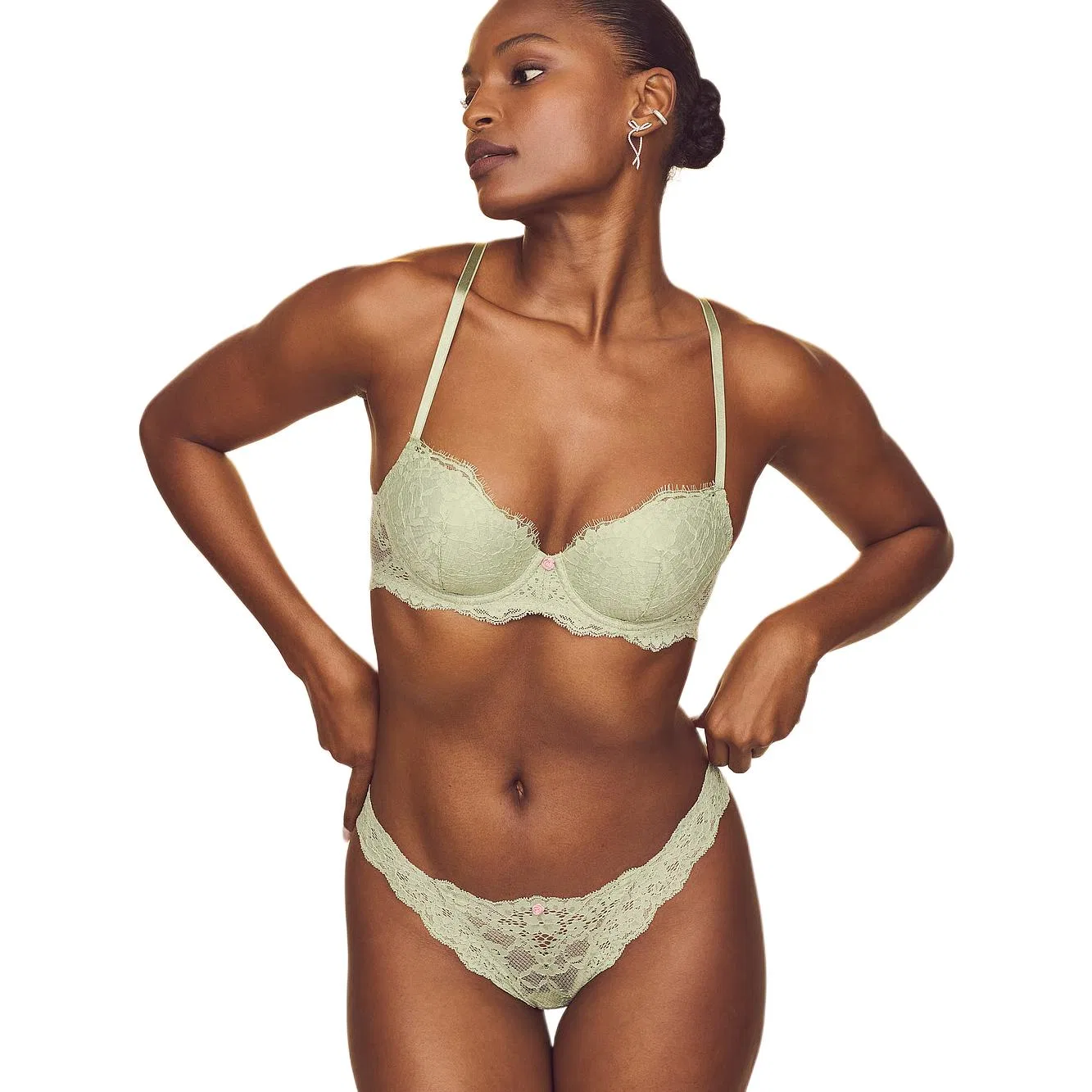 Женский бюстгальтер Dream Angels Victoria's Secret, Desert Sage — фото 4