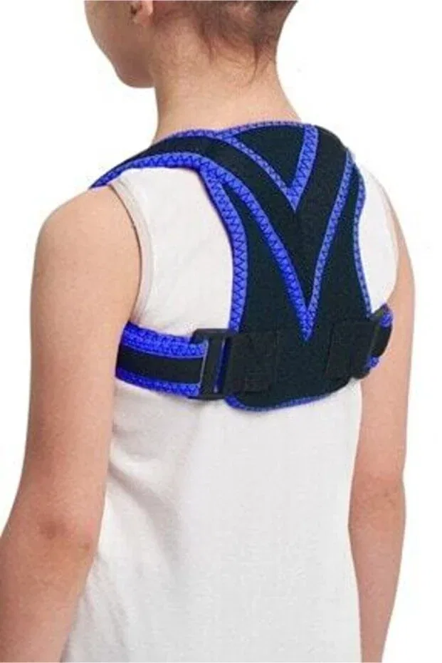 Детский корсет для девочек с длинным рукавом Ankaflex, Blue