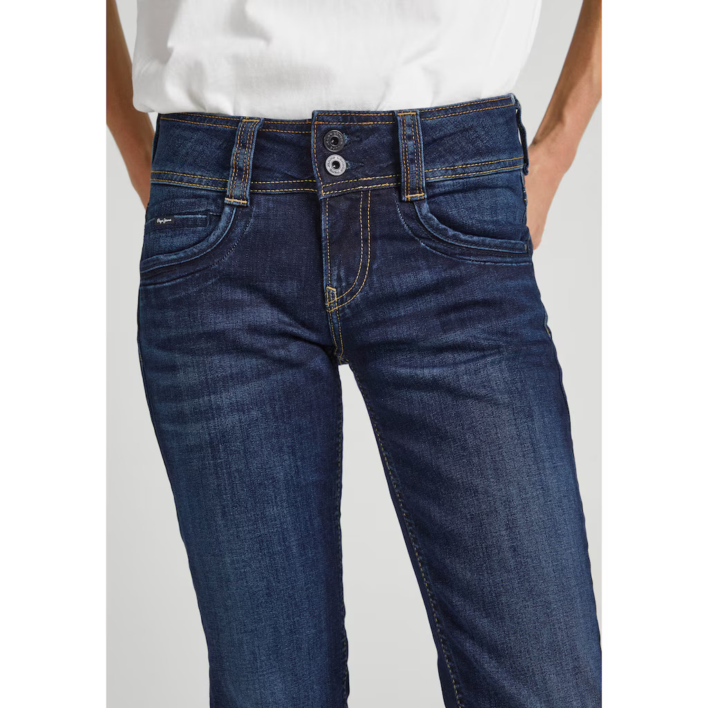 Прямые джинсы Pepe Jeans "GEN", синий (размер 26/30) — фото 3