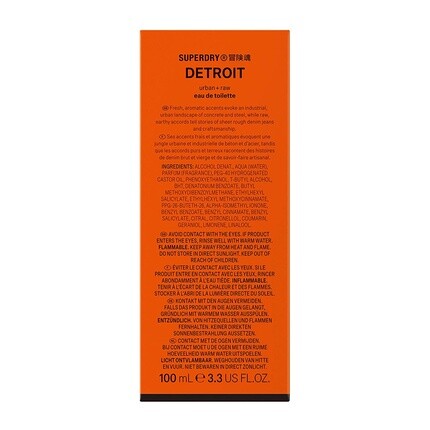 Superdry DETROIT парфюмированная вода для мужчин 100мл — фото 3