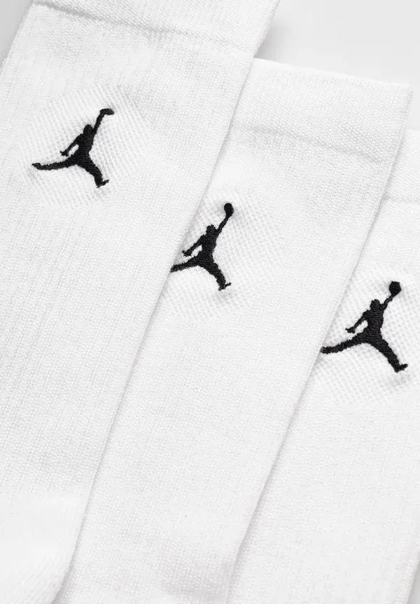 Набор из трех носков Jumpman High-intensity Quarter Jordan, белый — фото 2