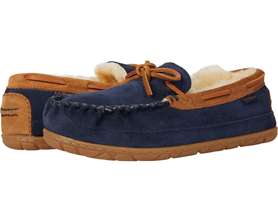 

Слипперы Wicked Good Moccasins L.L.Bean, синий