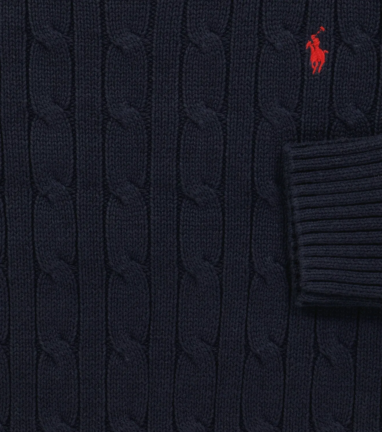 Свитер крупной вязки Polo Ralph Lauren Kids, синий — фото 3