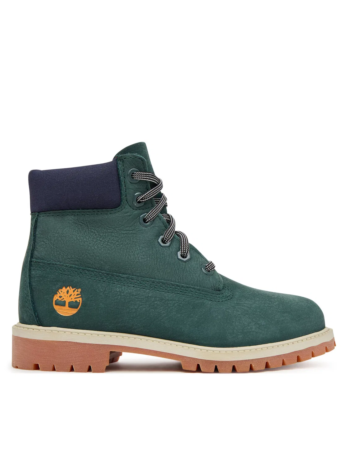 Ботильоны на шнуровке для мальчика Premium Waterproof Timberland, хаки