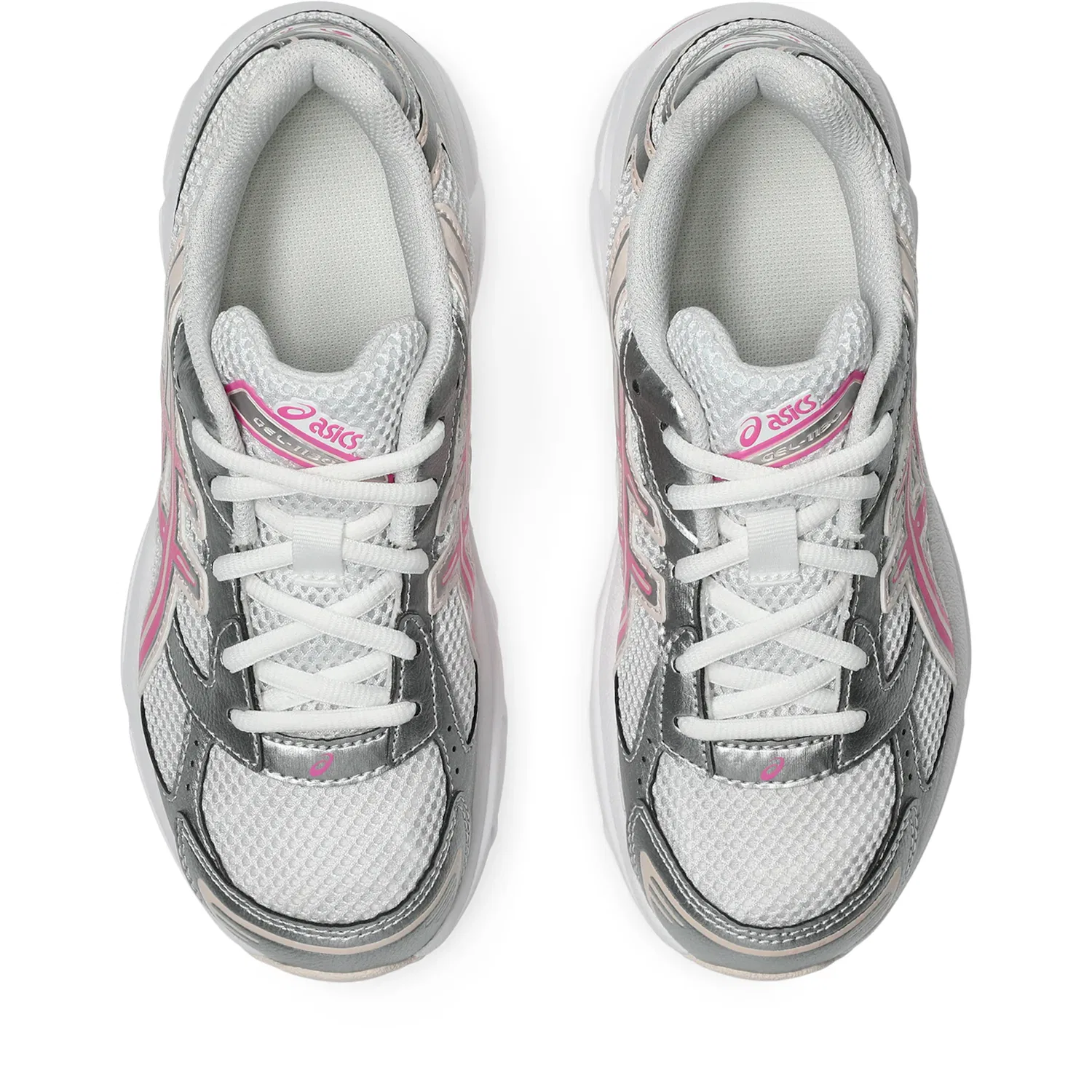 Детские кроссовки с технологией GEL ASICS SportStyle GEL-1130 GS, White/Dragon Fruit — фото 4