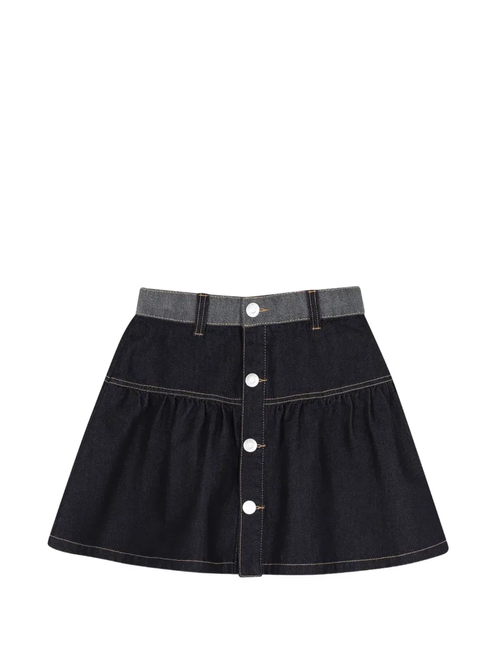 Джинсовая юбка на пуговицах Kenzo Kids, синий