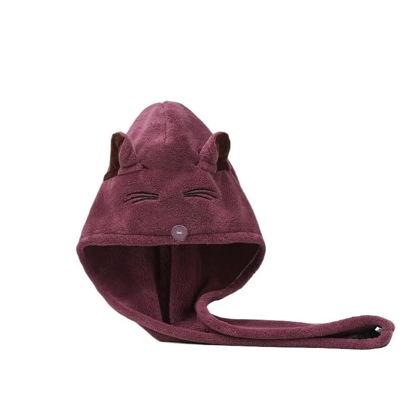 Шапочка для душа AD-BCrbgen, 1 шт, 25x65 см, Purple