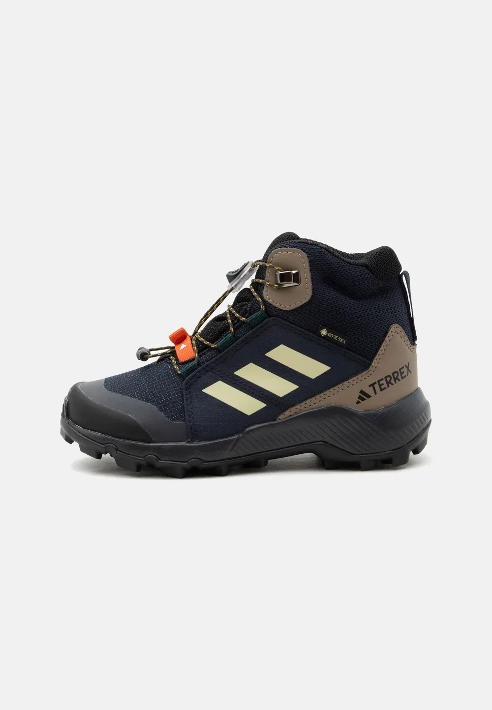 Унисекс ботинки Mid gtx - походные ботинки Adidas Terrex, Legend Ink/Dual Yellow/Olive Strata
